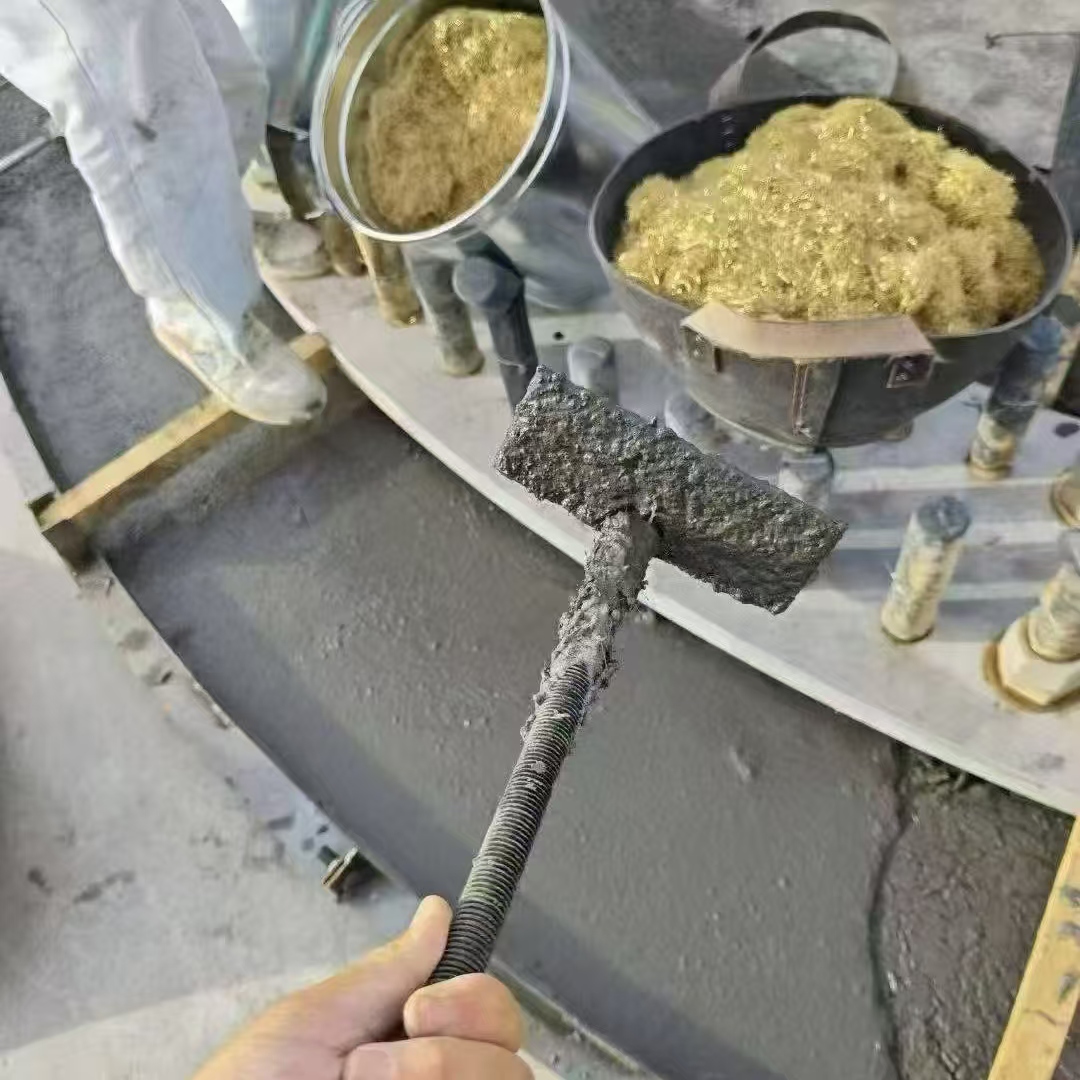 华坪C120钢纤维高强无收灌浆料 轧机压缩机汽轮机发电机锻压设备底座灌浆材料